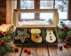The Feathered Feast – Handmade Birdseed Ornaments, Set of 3